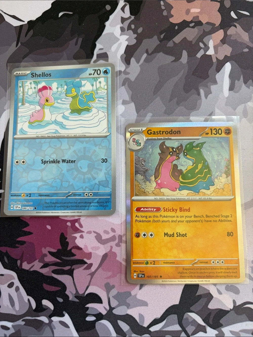 Shellos & Gastrodon Evolution Pokémon Card Mini Lot | 2 Card Reverse Holo ✨5/$25